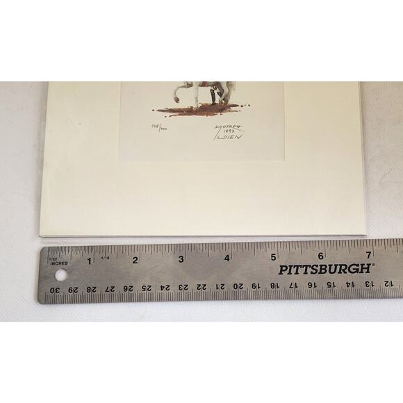 ORIGINAL WATERCOLOR PICTURE-Dr. Khosrow Salehi-Military-Equestrian Military - Picture 8 of 9